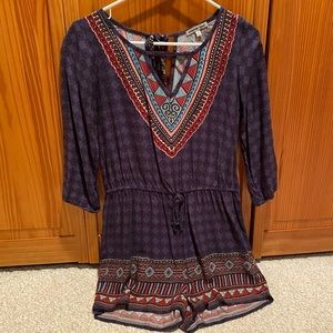NWOT Boho Romper